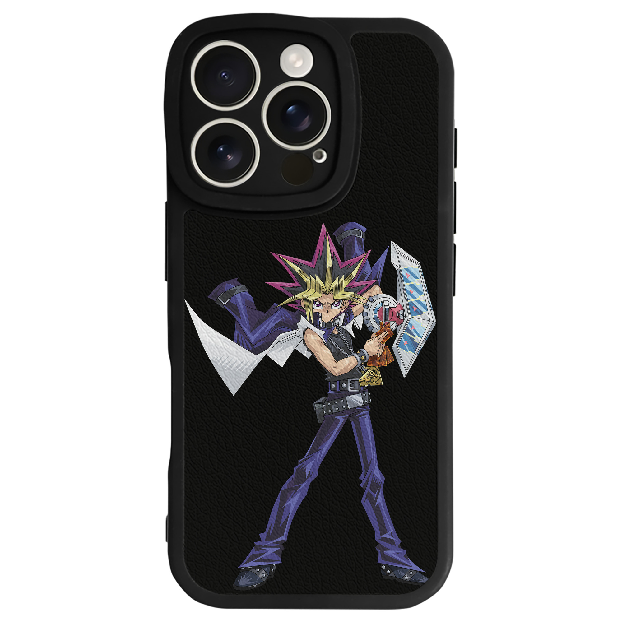 遊☆戯☆王 Yu-Gi-Oh! 【iPhone 16シリーズ対応】シリコンスマホケース（レザー調） 材質：シリコン